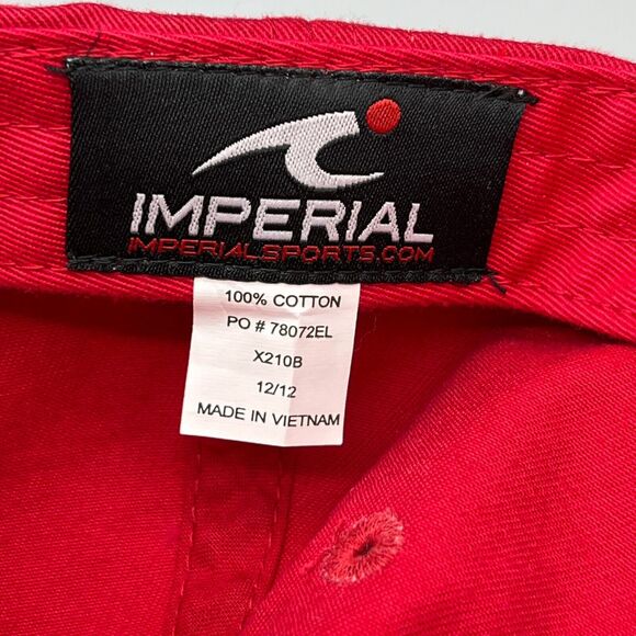 Lady Caddie Hat Womens Adult One Size Adjustable Red 2013 Golfing Golfer - Picture 6 of 6